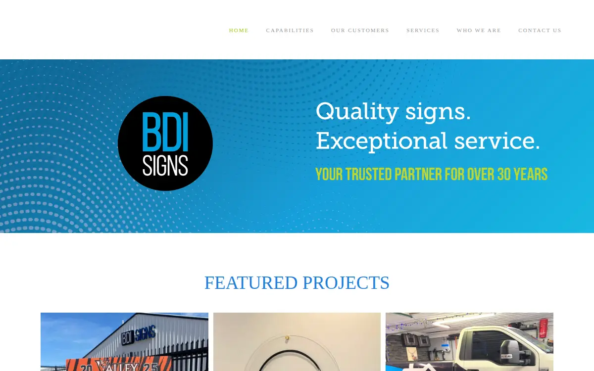 Homepage of Bv Holdings, INC