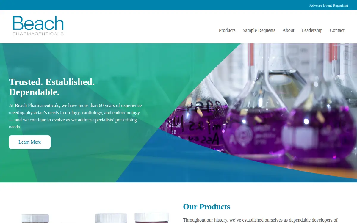 Homepage of Beach Products INC