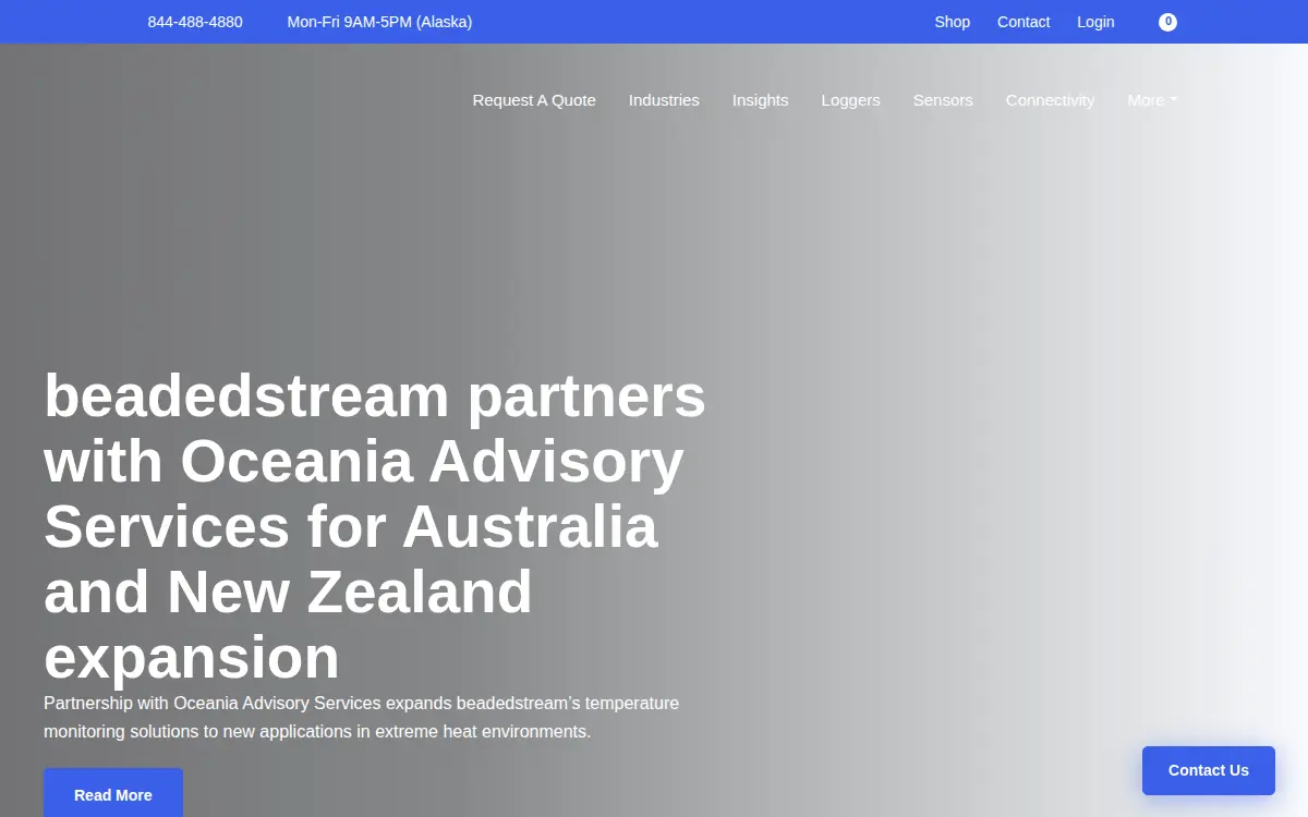 Homepage of Beadedstream INC.