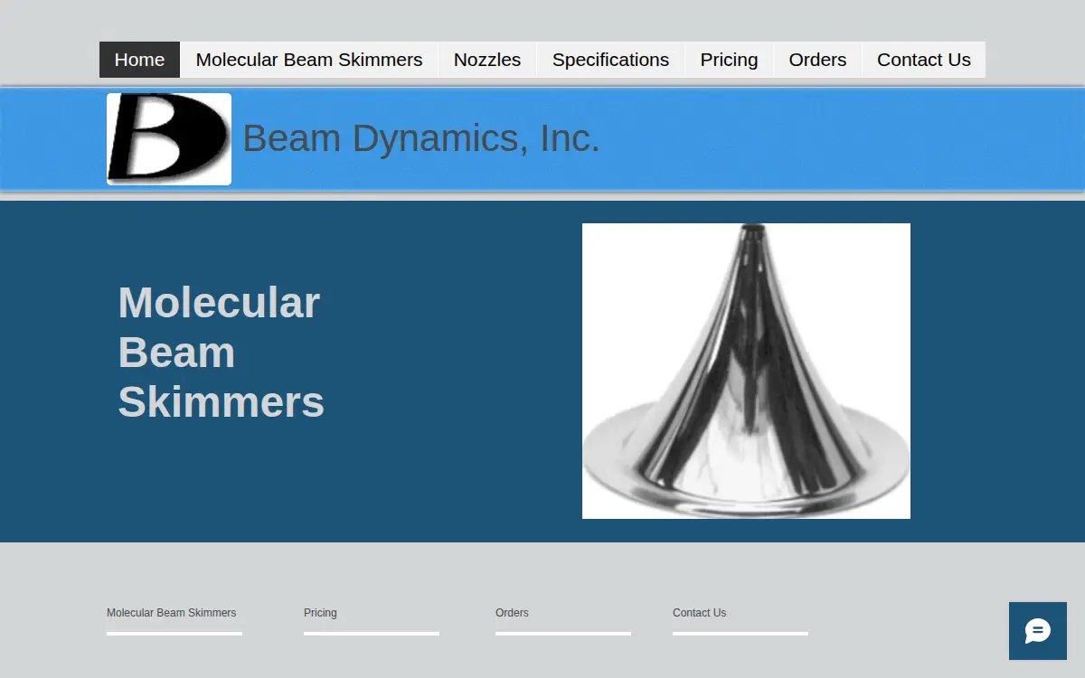 Homepage of Beam Dynamics INC.