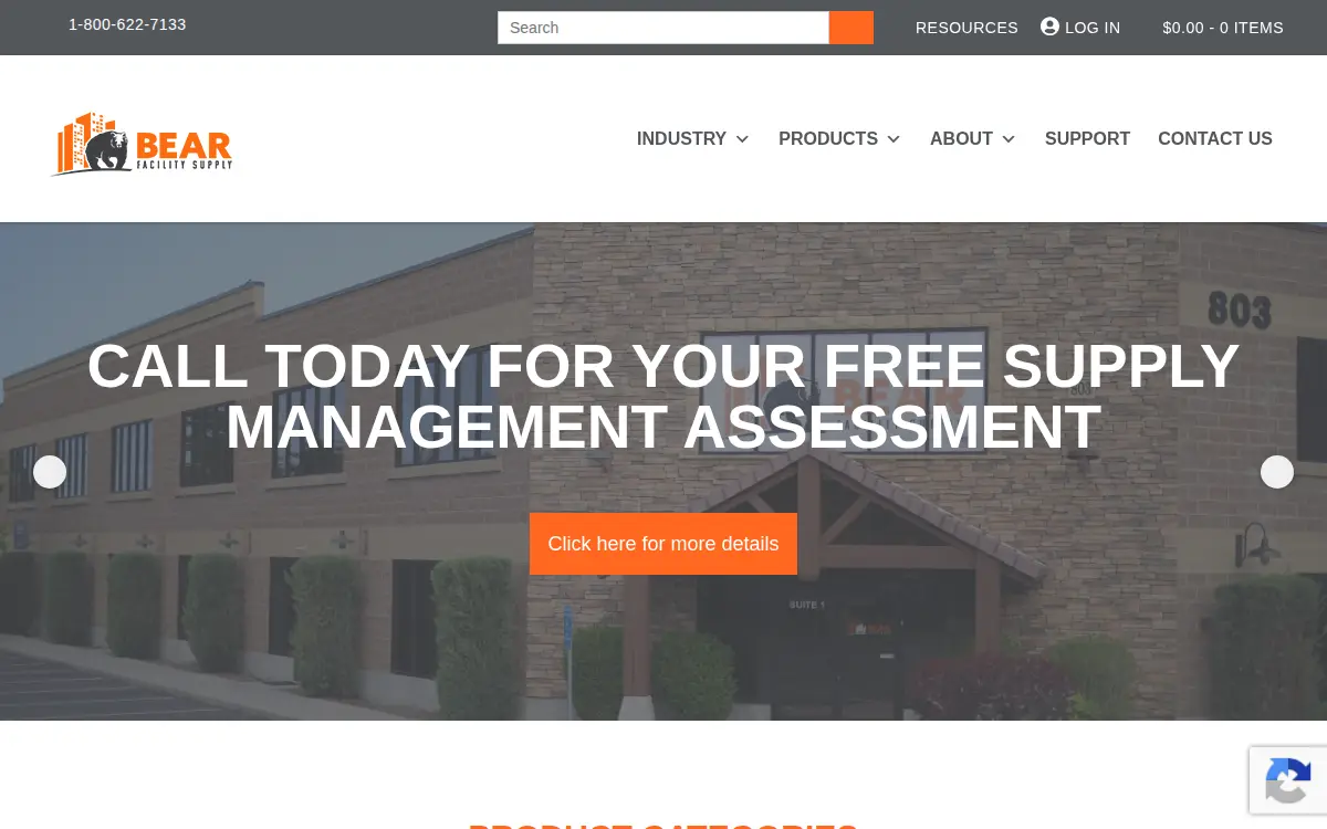 Homepage of Bear & CO. Investments, LLC