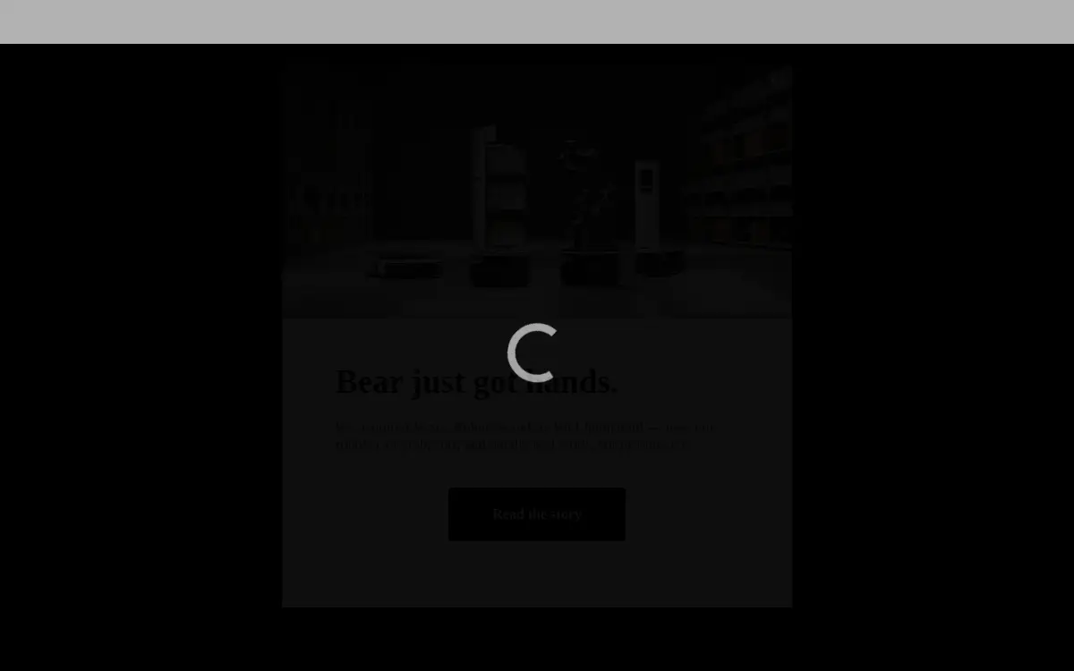 Homepage of Bear Robotics, INC