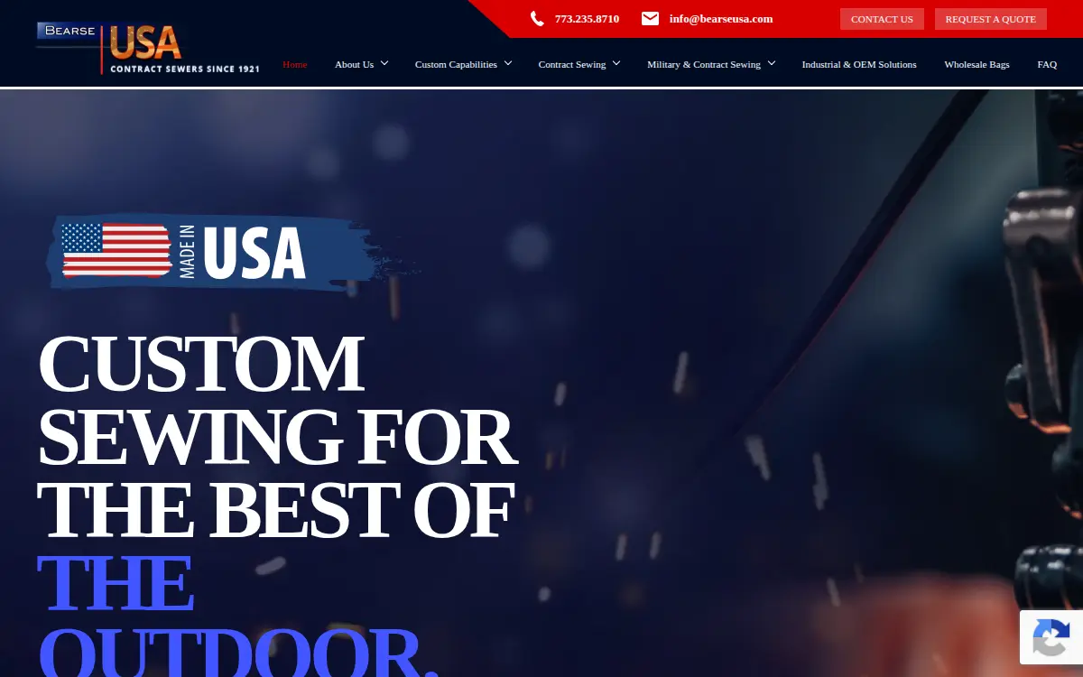 Homepage of Bearse Manufacturing CO
