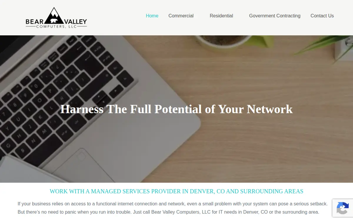 Homepage of Bear Valley Computers LLC