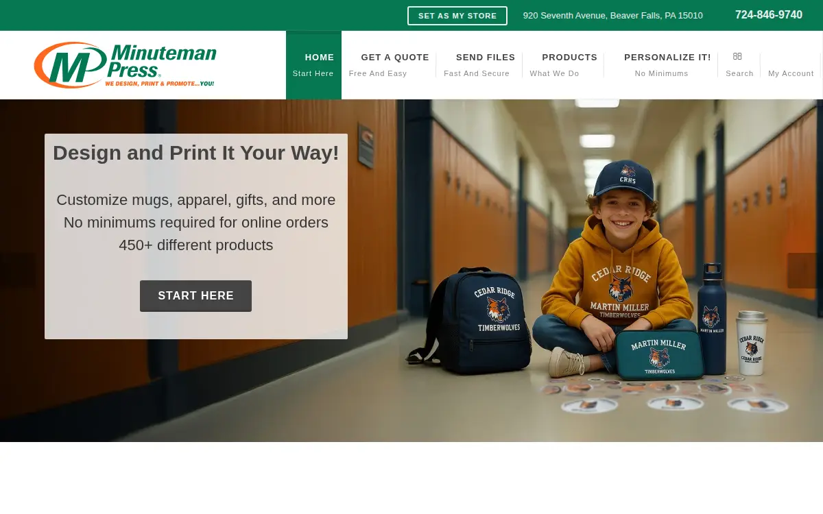 Homepage of Aitema Business Services LLC