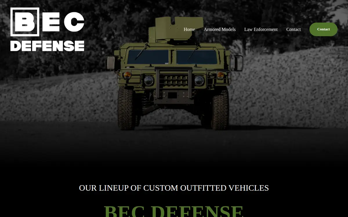 Homepage of Bec, LLC