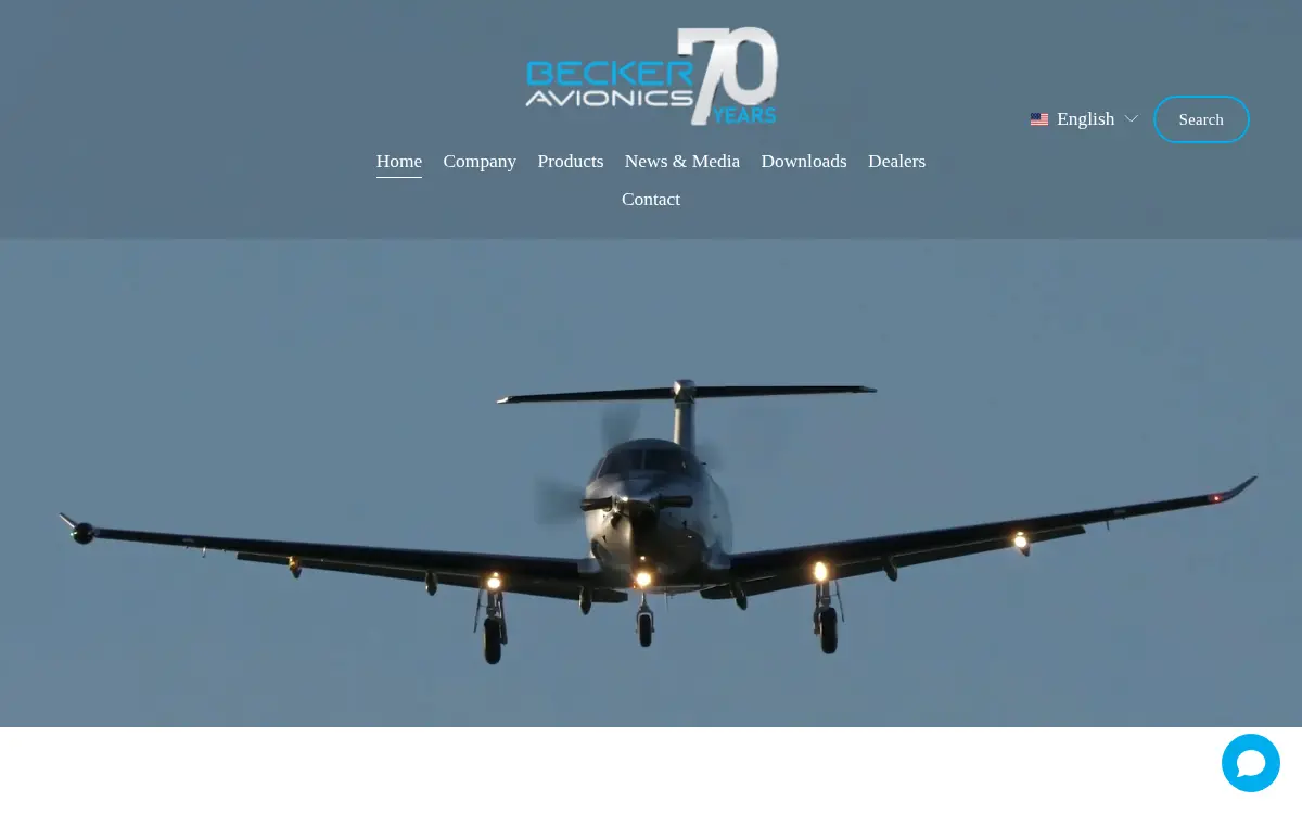 Homepage of Becker Avionics, INC.
