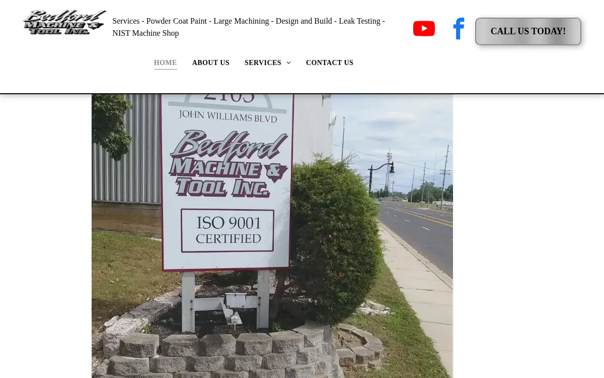 Homepage of Bedford Machine & Tool INC