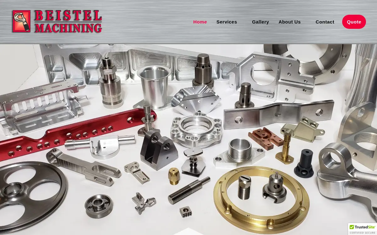 Homepage of Beistel Machining, INC