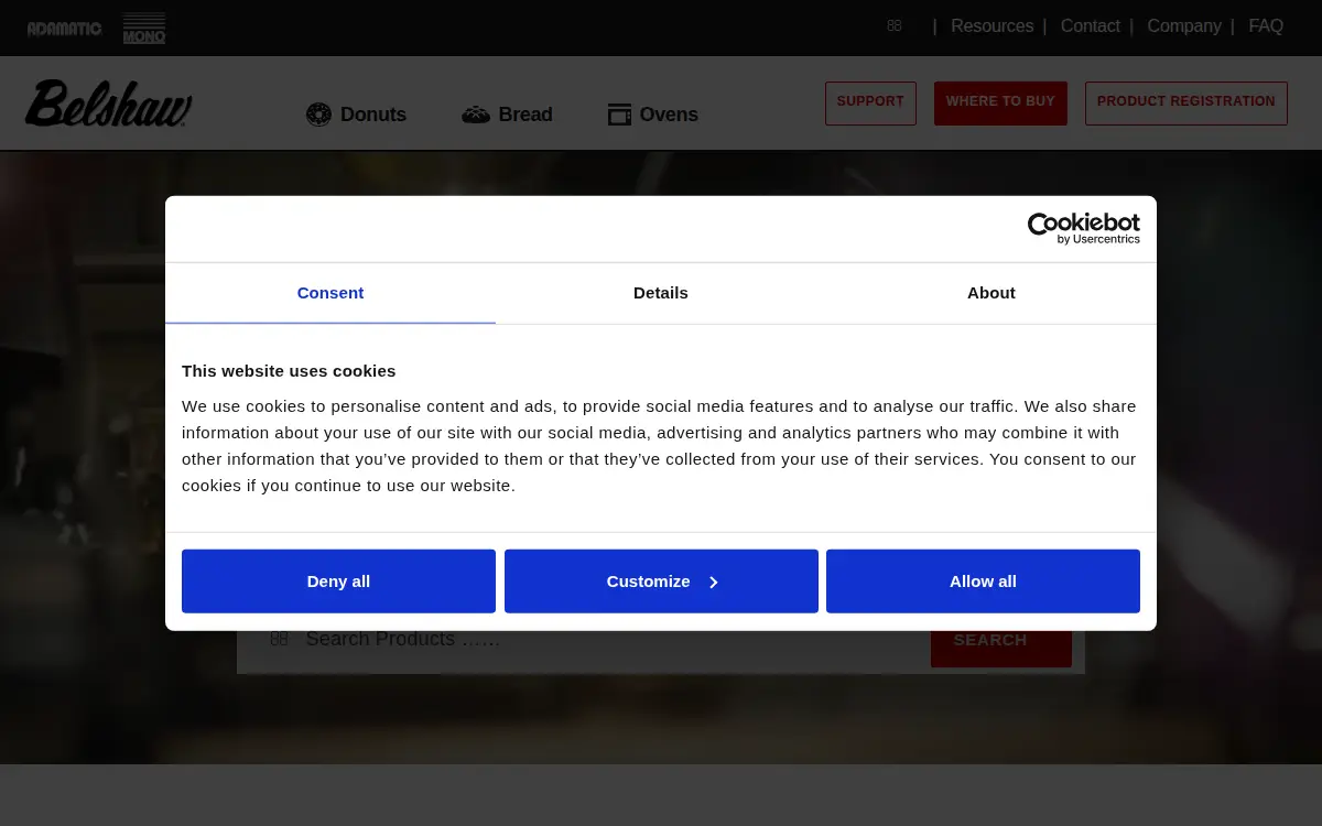 Homepage of Belshaw Bros., INC.