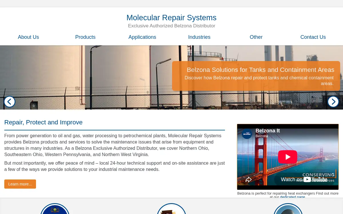 Homepage of Molecular Repair Systems INC