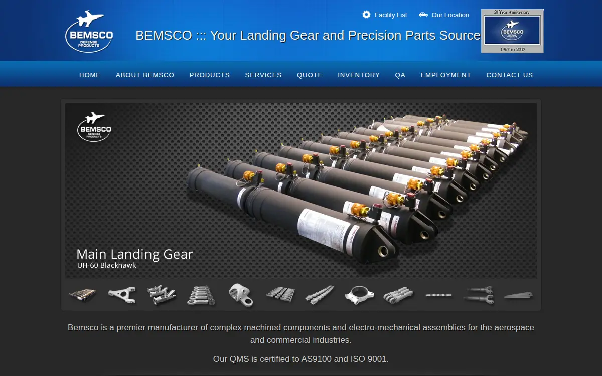 Homepage of Bemsco INC