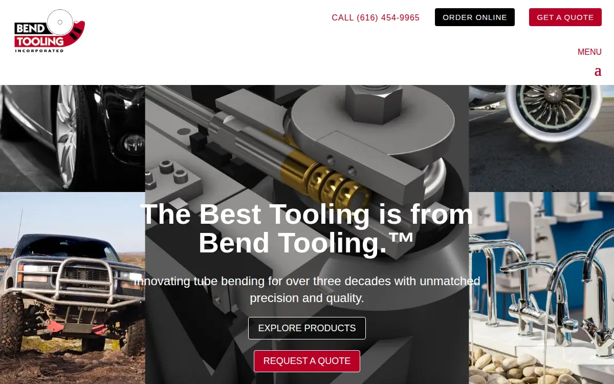 Homepage of Bend Tooling INC