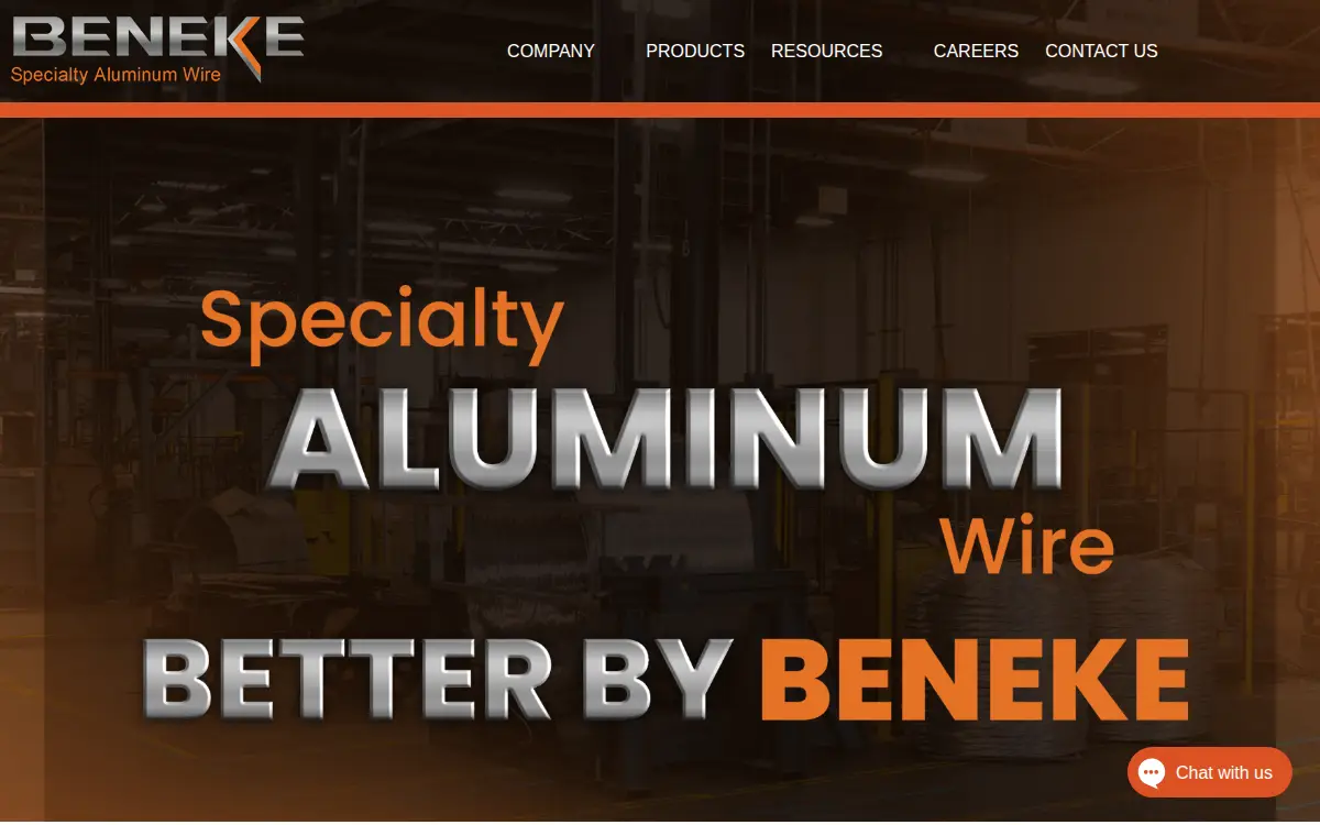 Homepage of Beneke Holdings LLC