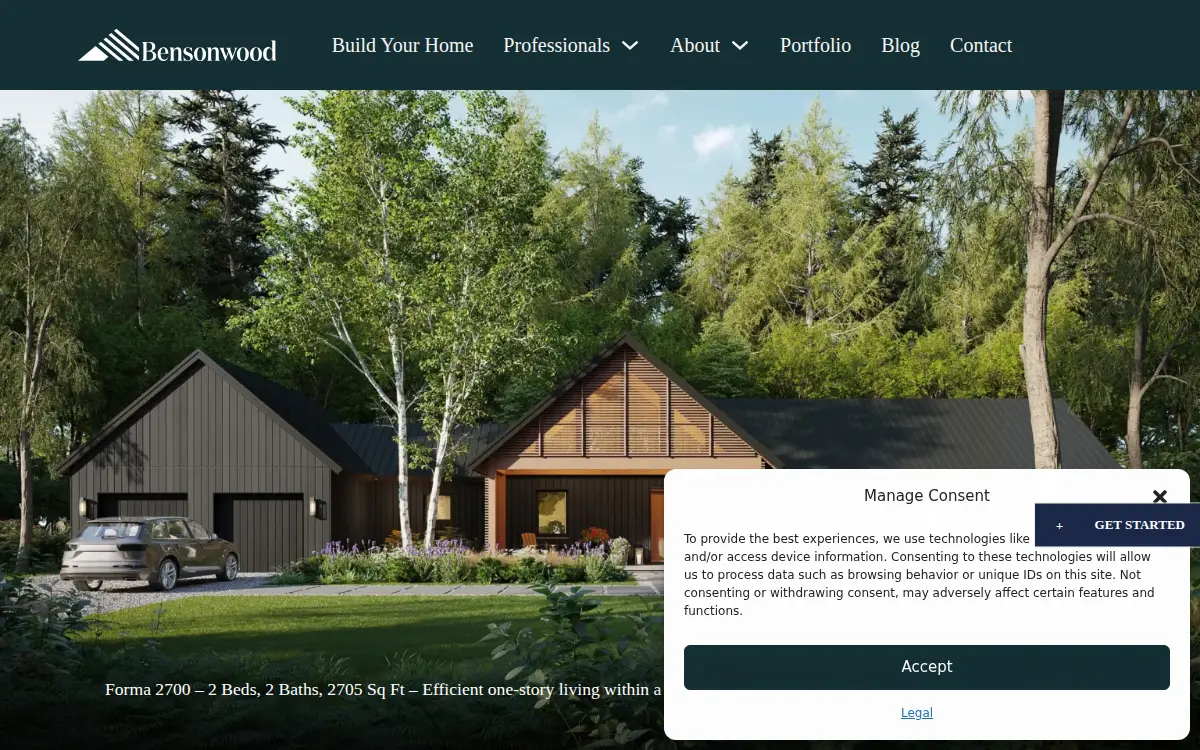 Homepage of Benson Woodworking Company, INC.