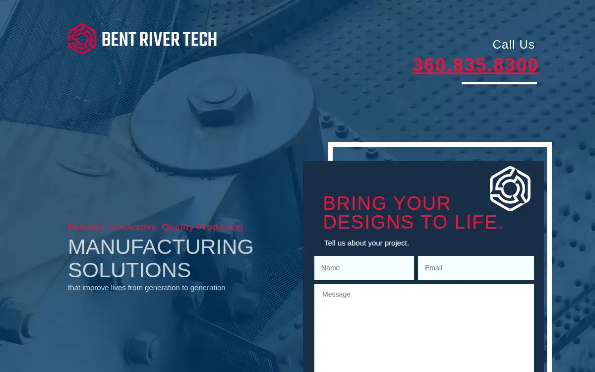 Homepage of Saga Manufacturing, LLC