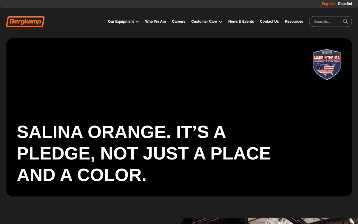 Homepage of Bergkamp INC