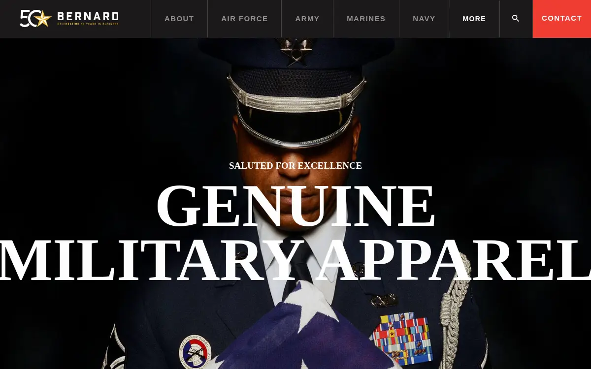 Homepage of Bernard Cap, LLC