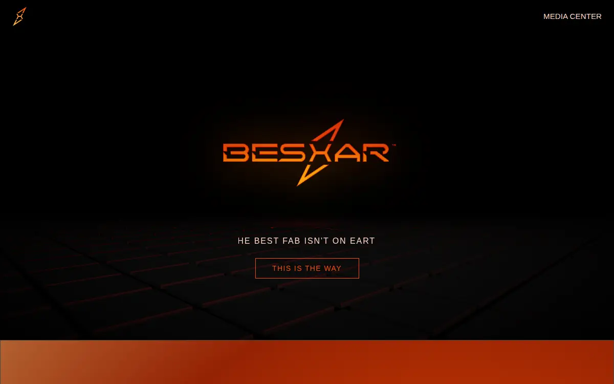 Homepage of Besxar Space Industries, INC.