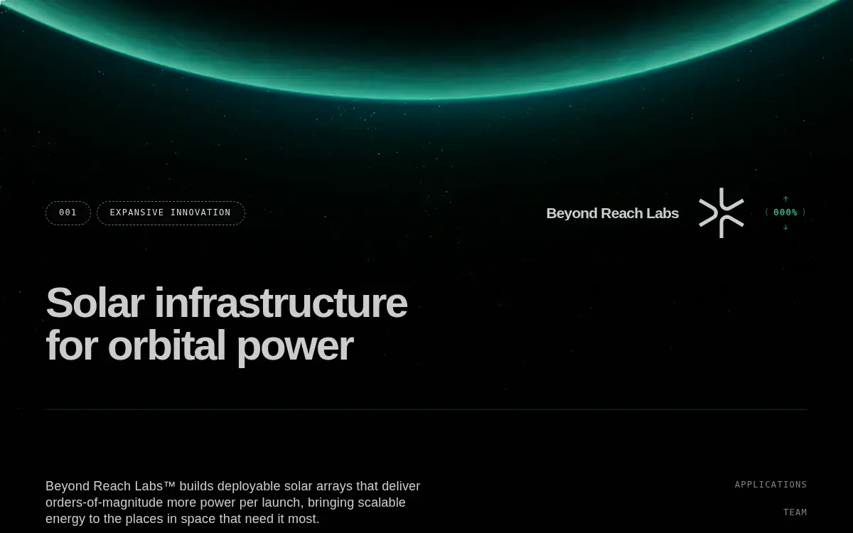 Homepage of Beyond Reach Labs, INC.