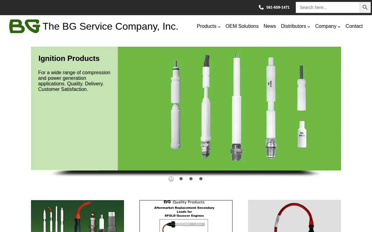 Homepage of The B G Service Company, INC.