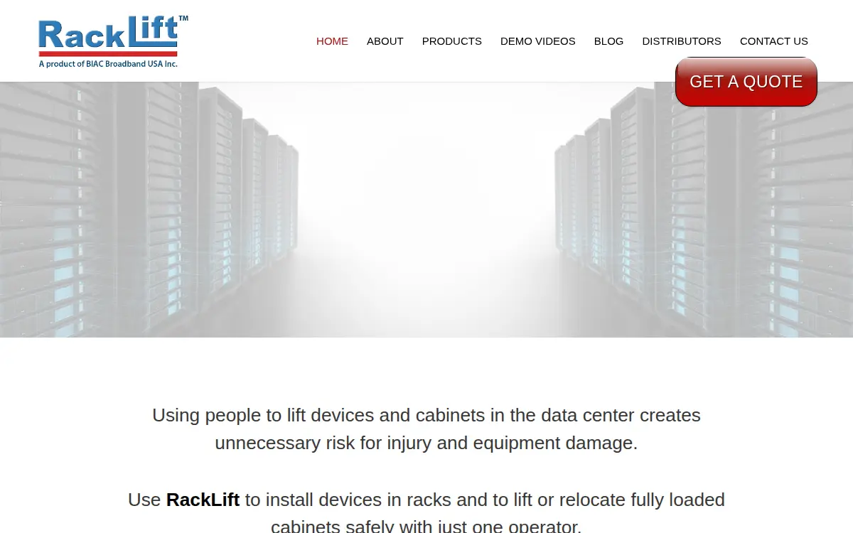 Homepage of Biac Broadband USA INC