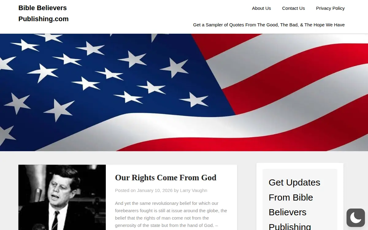 Homepage of Bible Believers Publishing, LLC