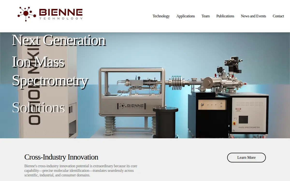 Homepage of Bienne Technology LLC