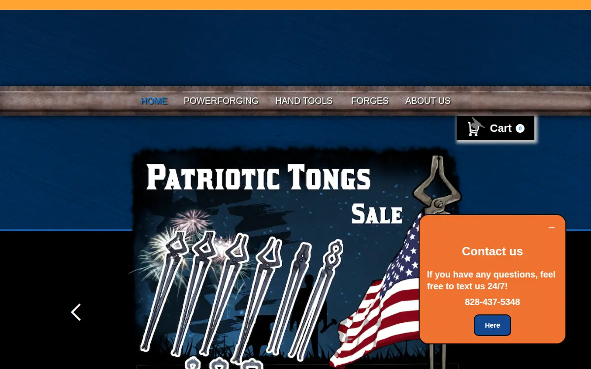 Homepage of Power Forging INC.