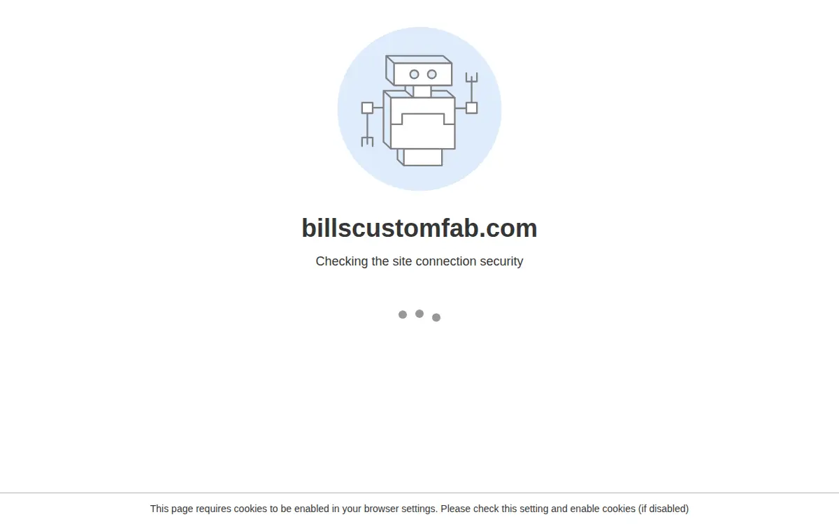 Homepage of Bills Custom Fab INC