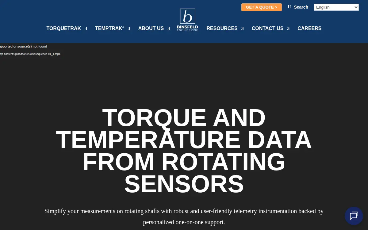 Homepage of Binsfeld Engineering INC