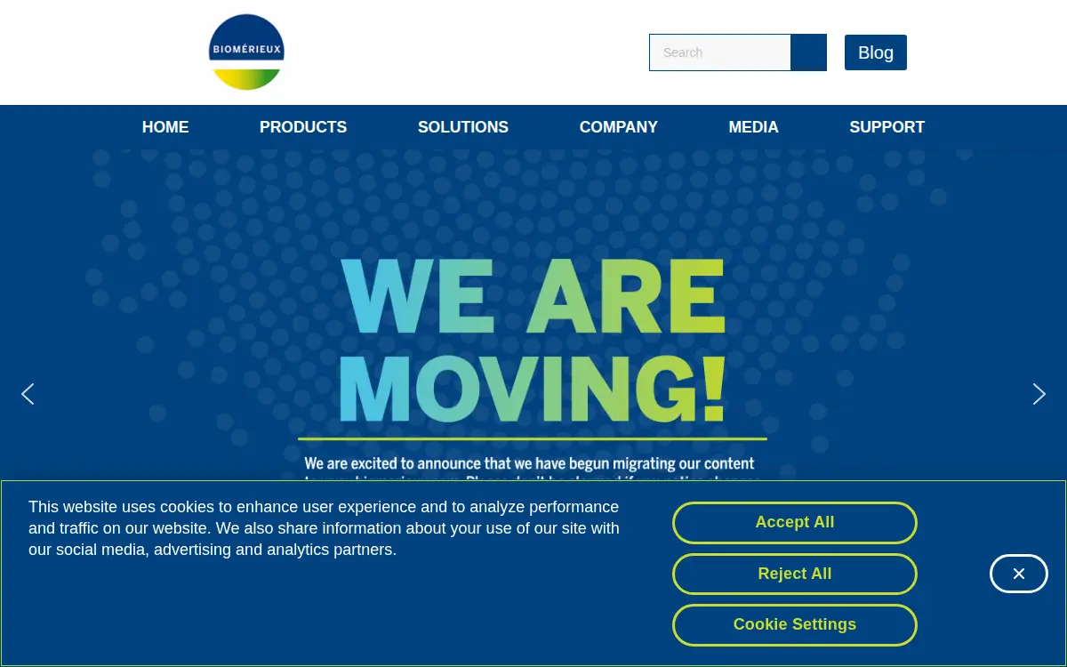 Homepage of Biofire Diagnostics LLC
