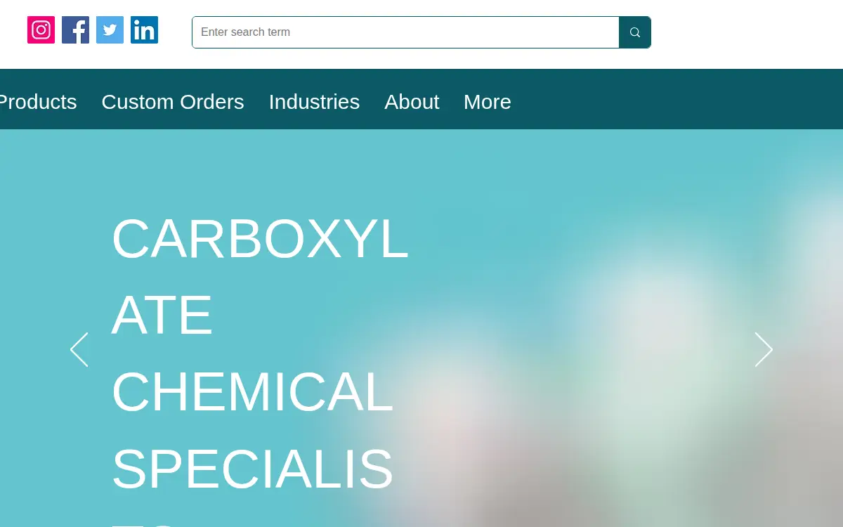 Homepage of Biofuran Materials LLC