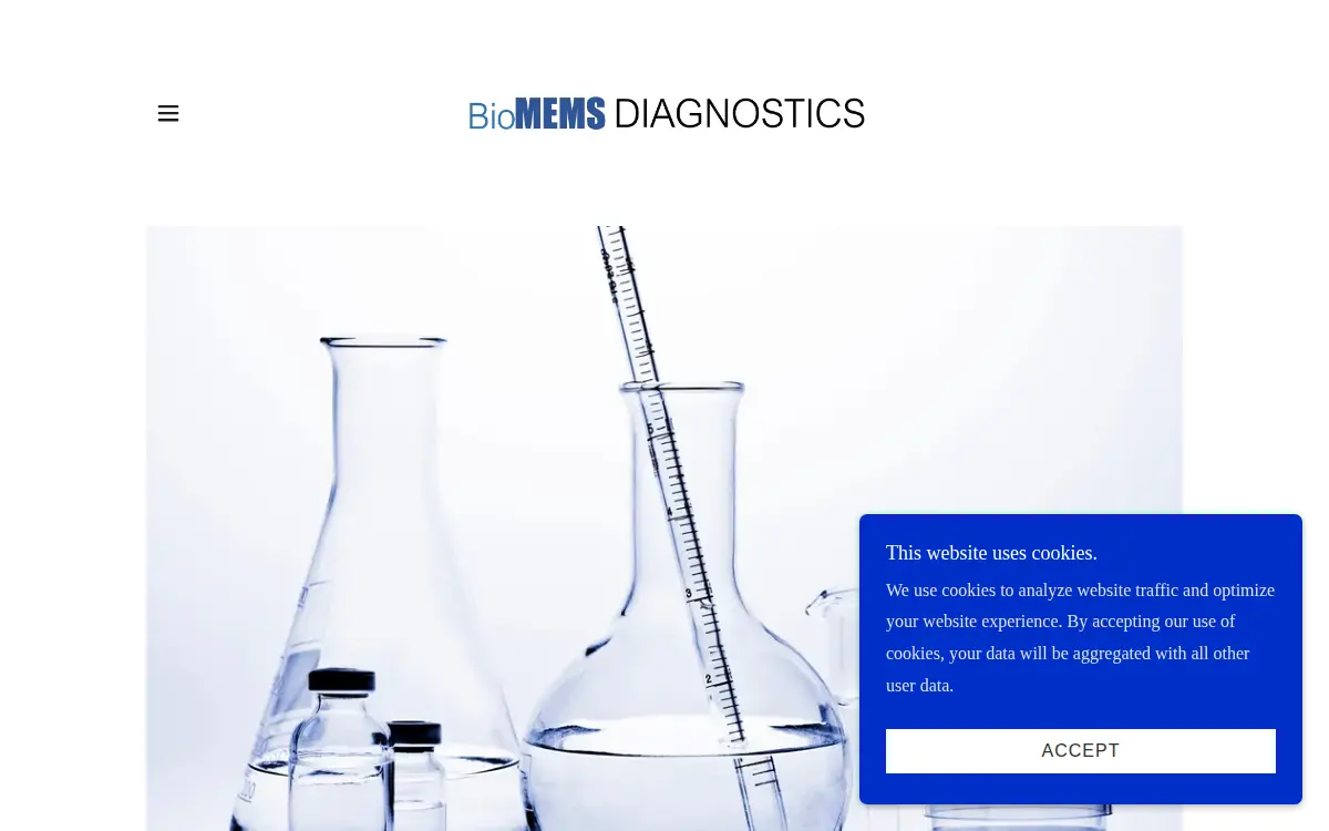 Homepage of Biomems Diagnostics INC
