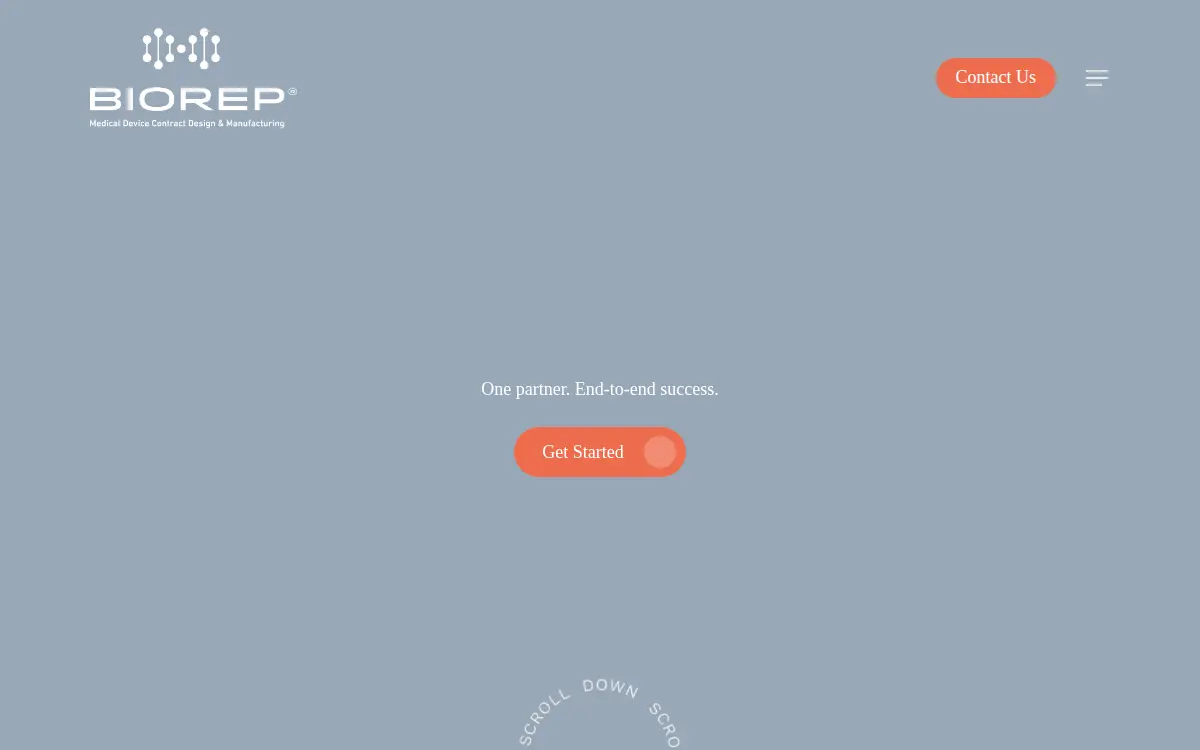 Homepage of Biorep Technologies, INC.