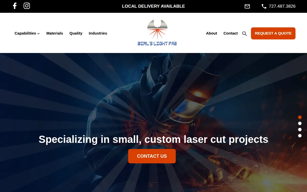 Homepage of Birl's Enterprises, INC