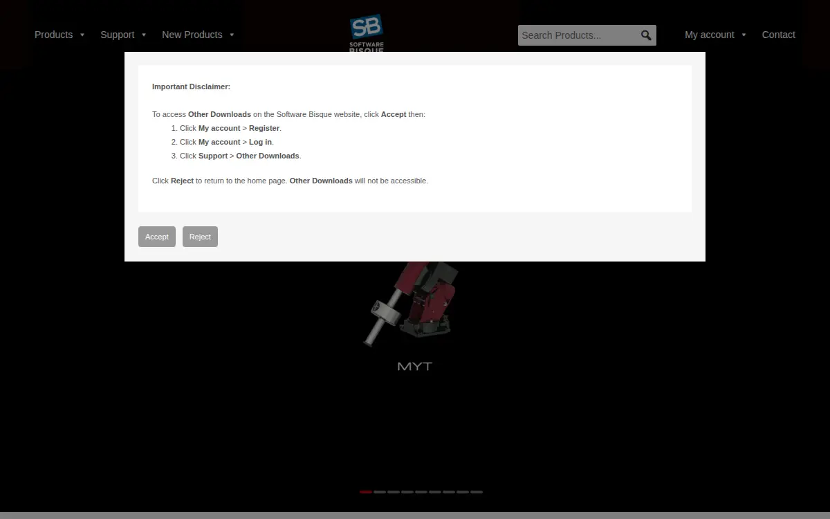 Homepage of Software Bisque INC