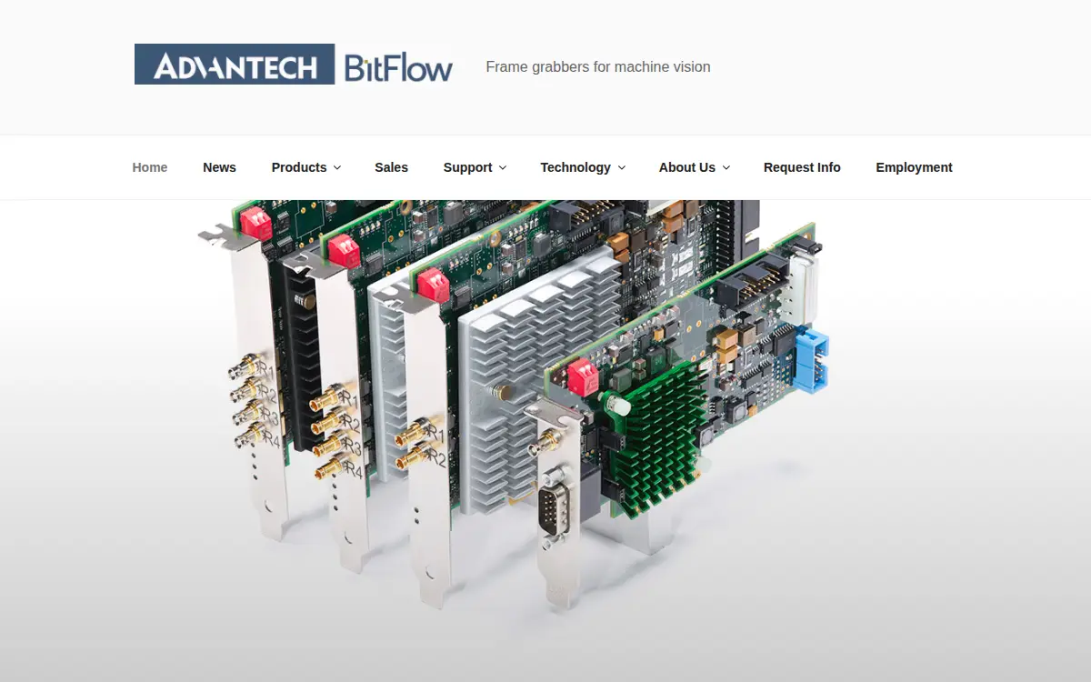 Homepage of Bitflow INC.