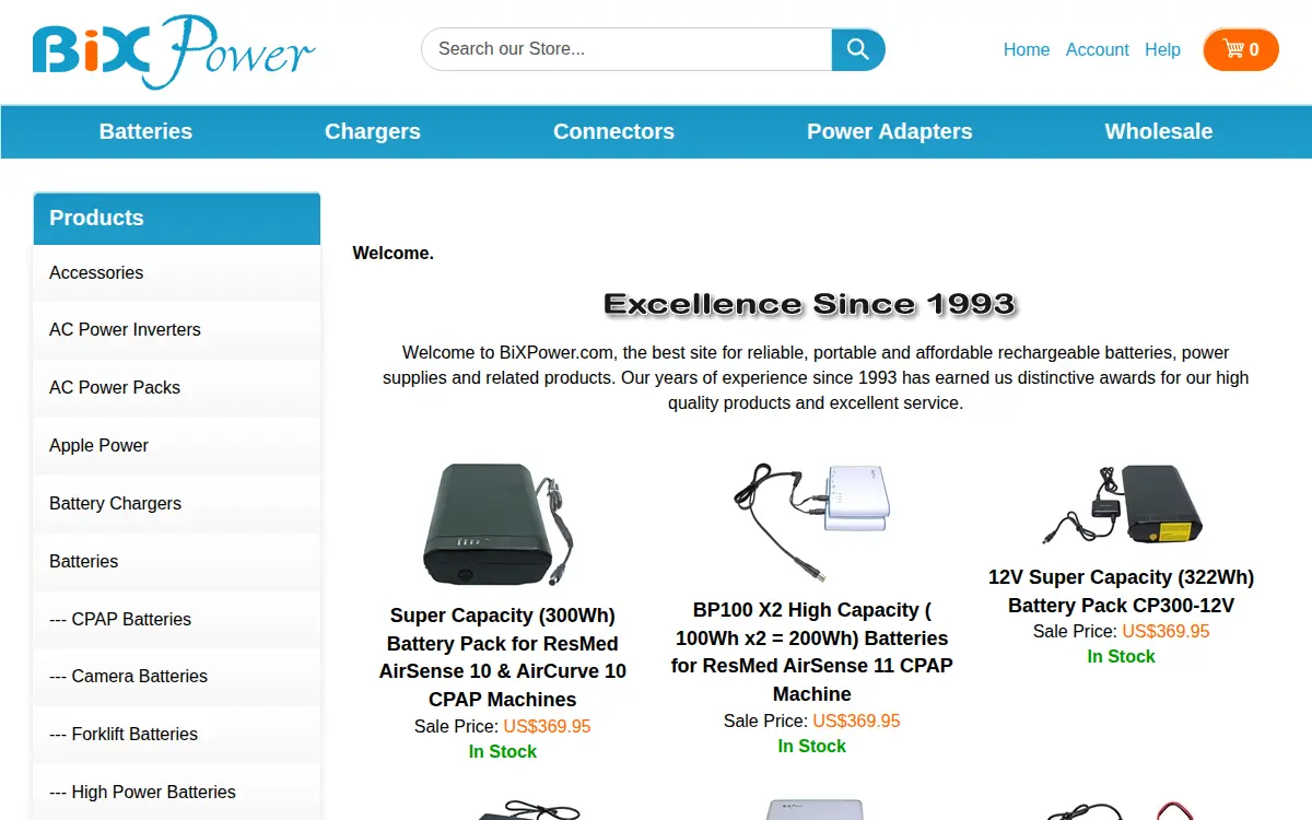 Homepage of Bix International, INC.