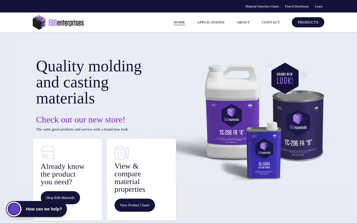Homepage of Bjb Enterprises INC