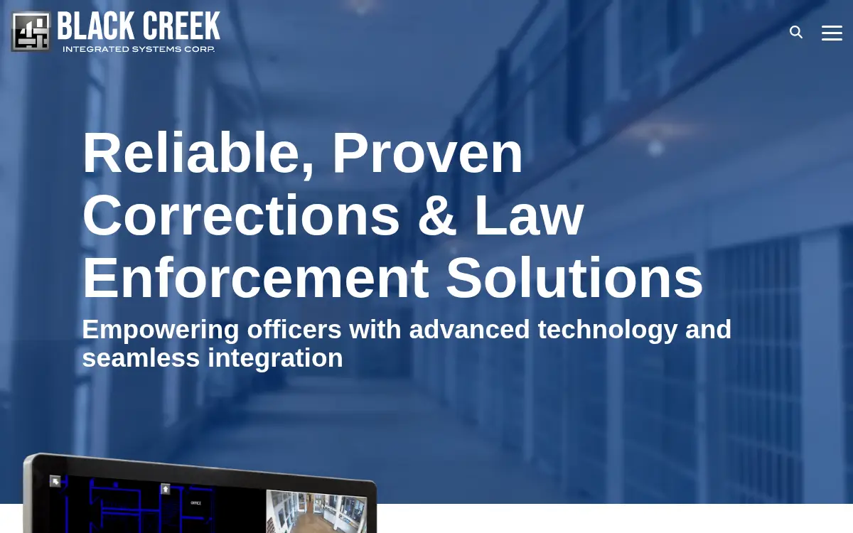 Homepage of Black Creek Integrated Systems CORP.