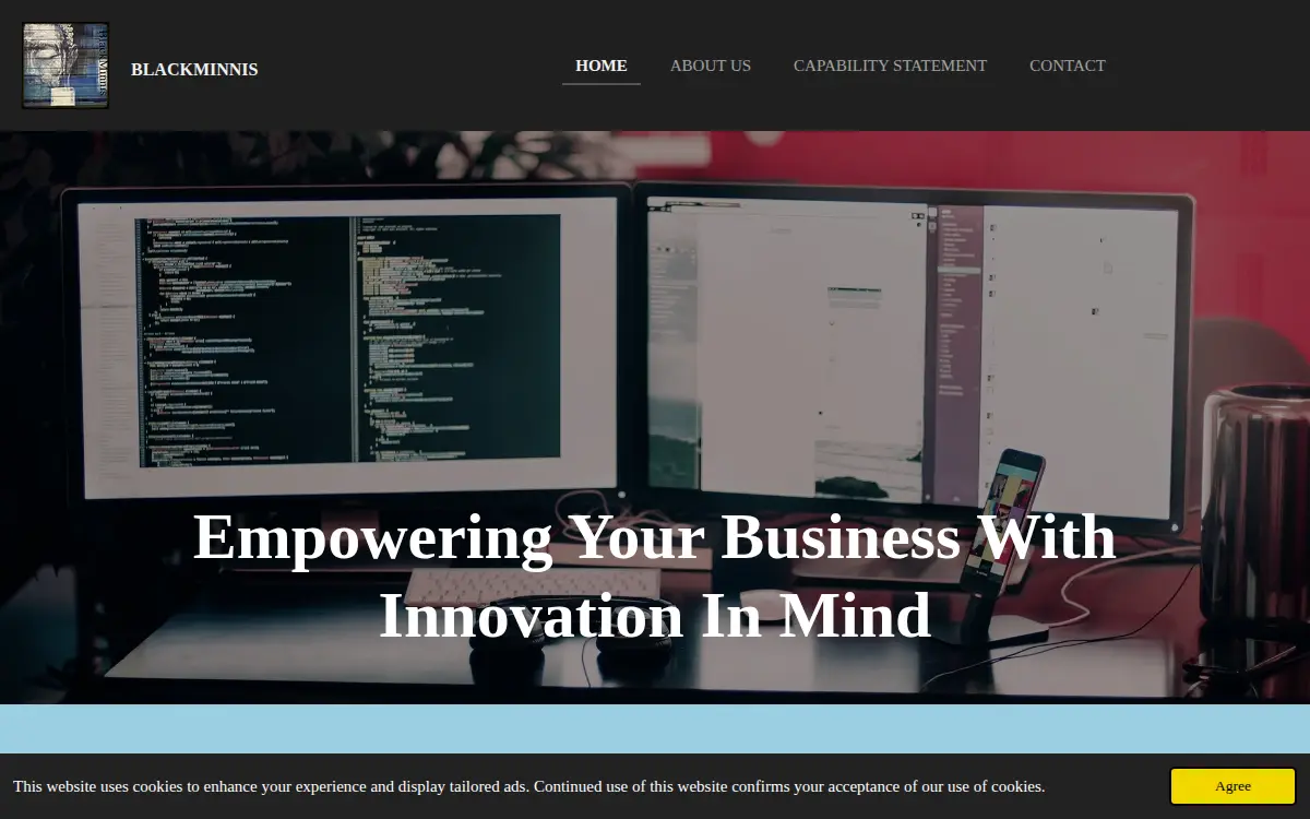 Homepage of Blackminnis Limited Liability Company