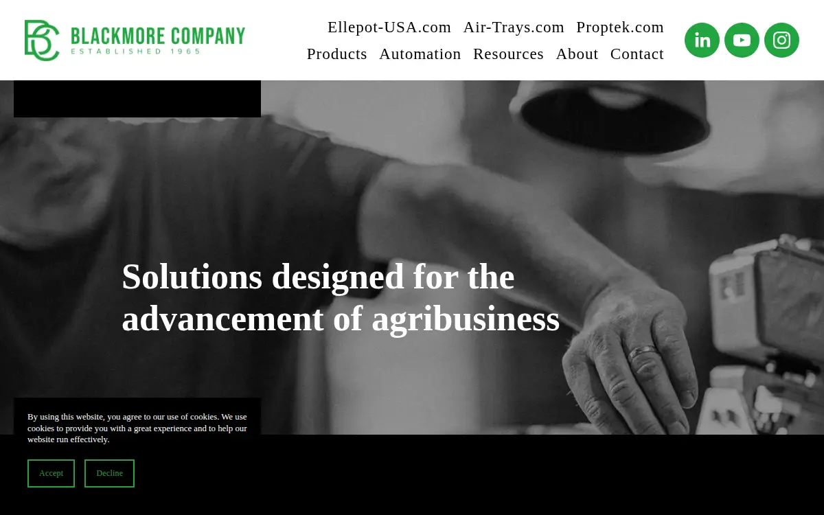 Homepage of Blackmore CO INC