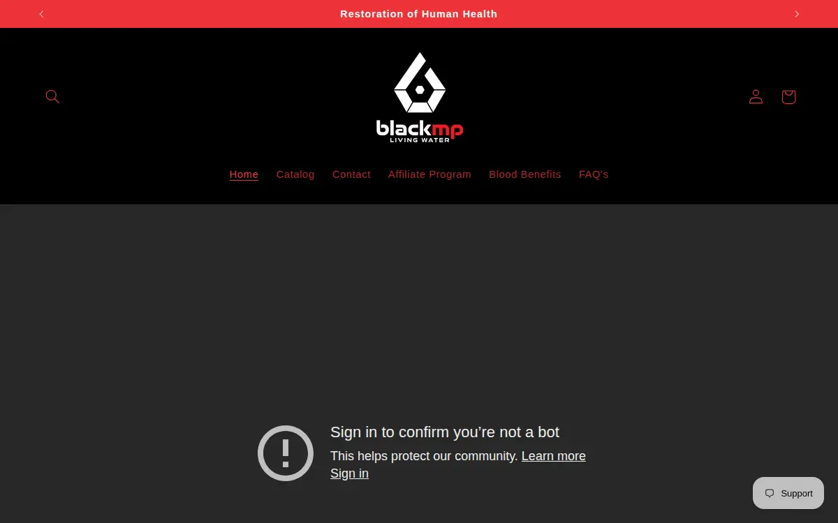 Homepage of Blackmp Manufacturing INC