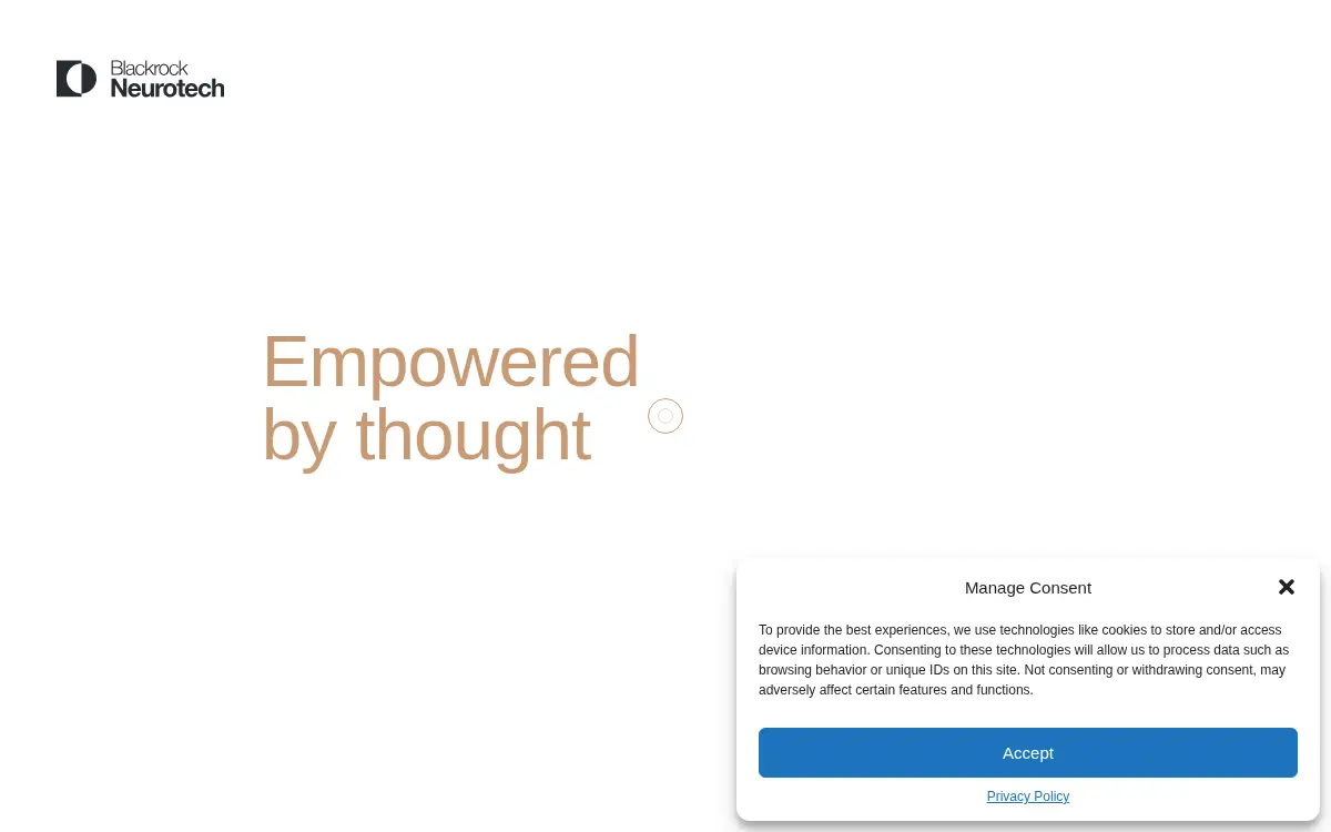 Homepage of Blackrock Microsystems, INC