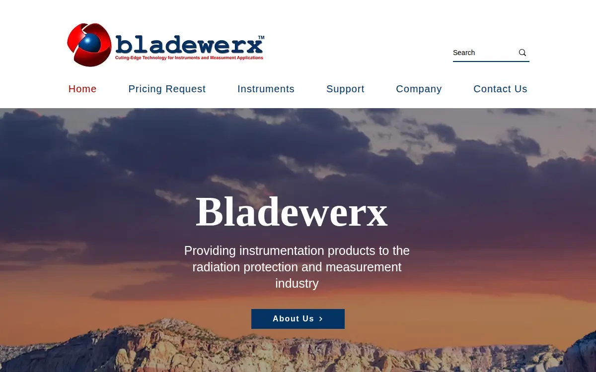 Homepage of Bladewerx LLC