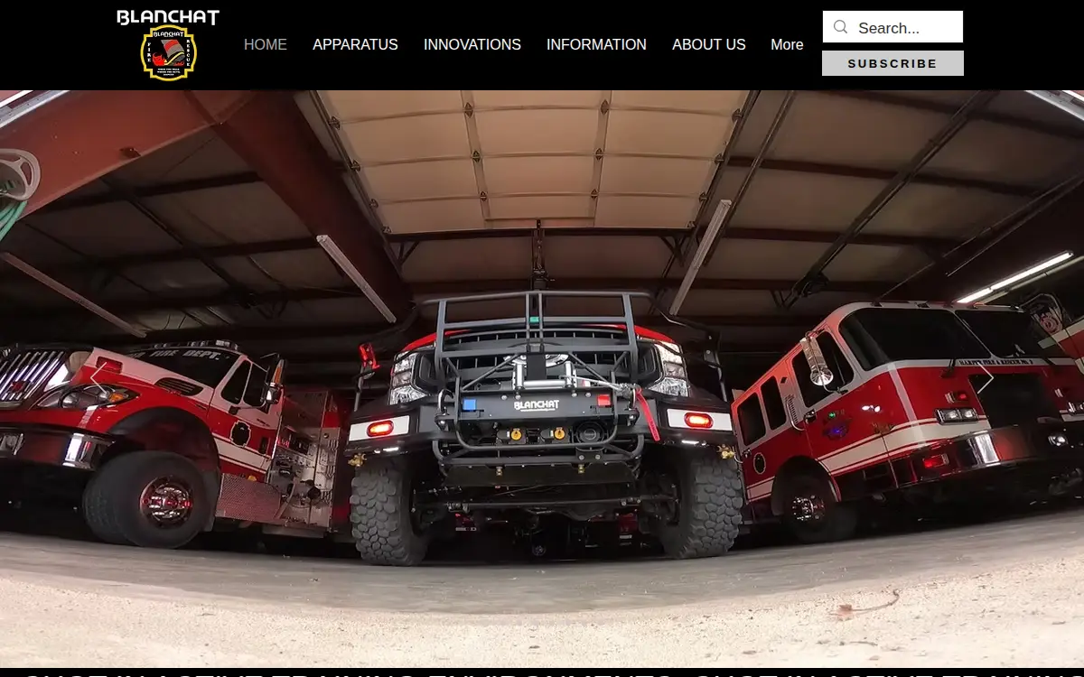 Homepage of Blanchat Manufacturing INC