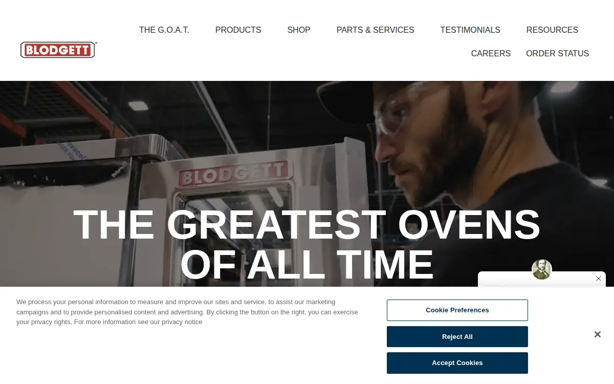 Homepage of G.s. Blodgett, LLC