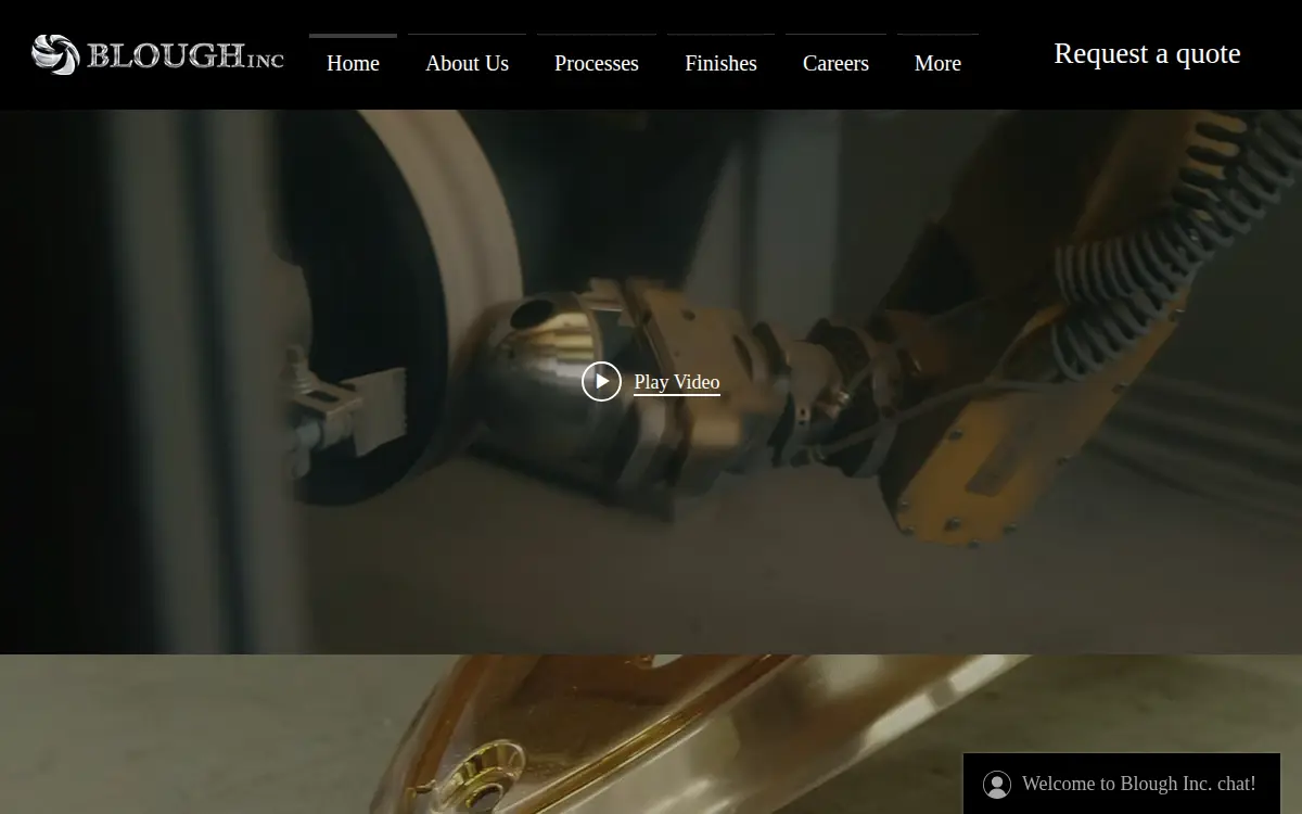 Homepage of Blough INC