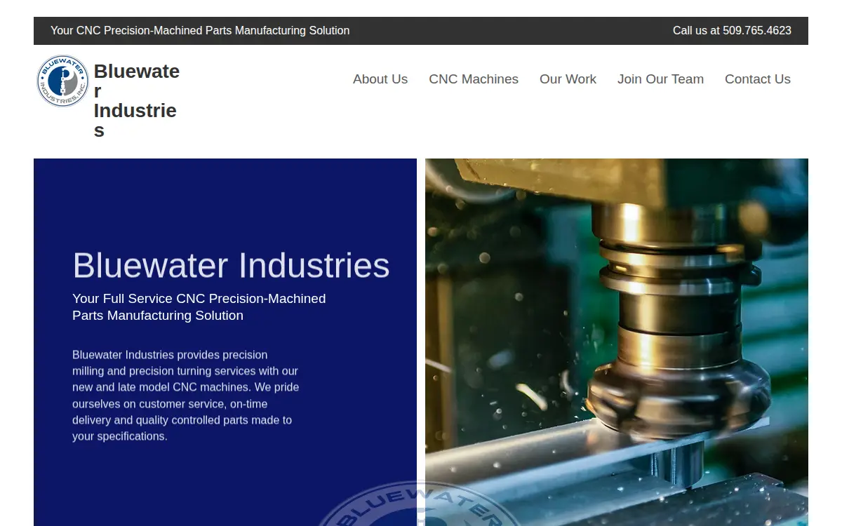 Homepage of Bluewater Industries INC